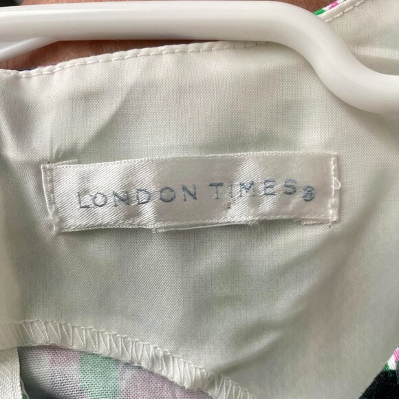 London Times Sleeveless Shift Dress - Picture 5 of 6